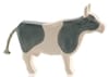 Ostheimer koe zwart staand