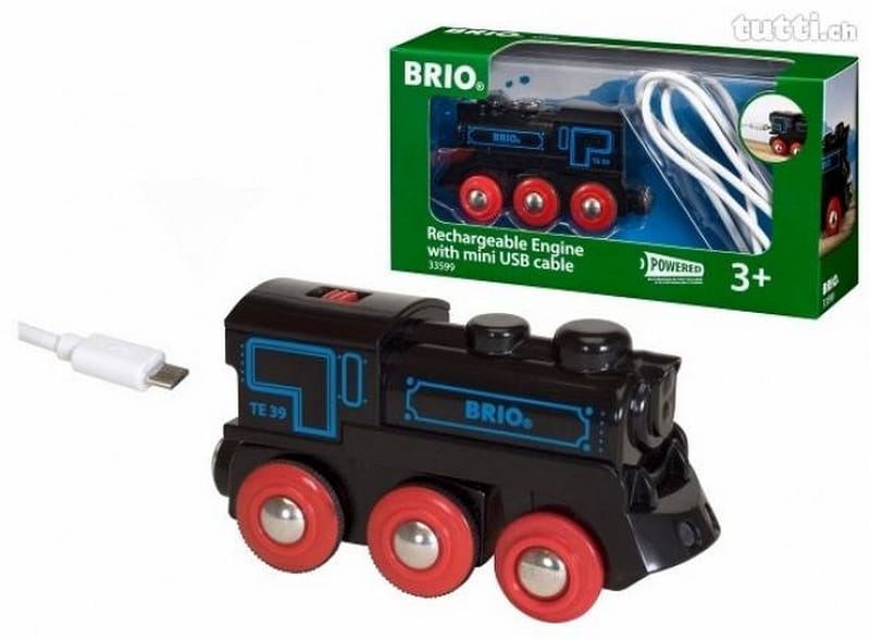 oplaadbare trein met USBkabel