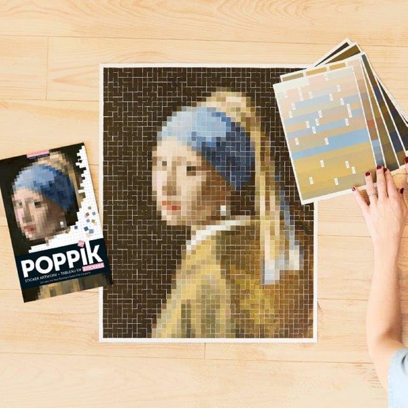 Poppik Mozaik Meisje met de parel