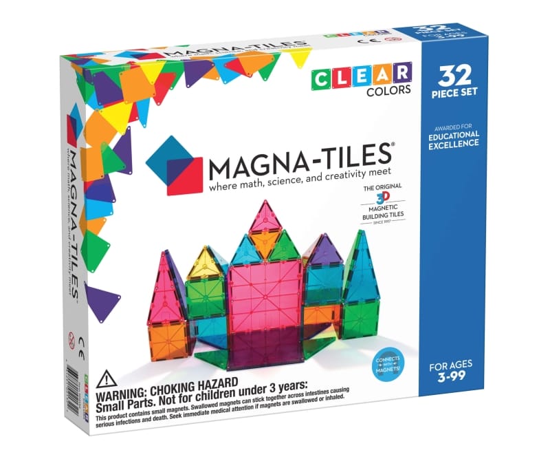 Magna-Tiles Clear Colors 32 st.